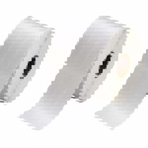 Label Maker Label: Clear & White, Vinyl, 1,500 per Roll